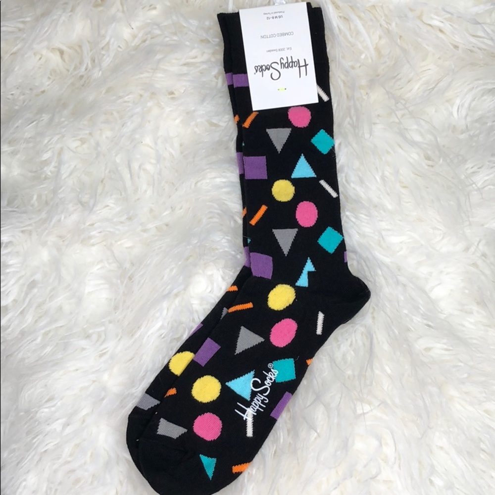 Neon shapes HAPPY SOCKS NWT
